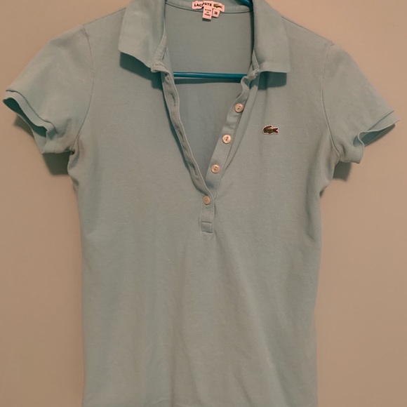 Lacoste Tops - Lacoste blue polo Lacoste Tops - Lacoste blue polo